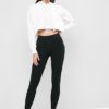 Casual Skinny Plain Stitching Sportwear Leggings - Image 5