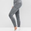 Casual Skinny Plain Stitching Sportwear Leggings - Image 6