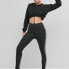 Casual Stretchy Fit Patchwork Space Dye Sports Leggings - Image 6