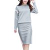 Casual Sweaters Step Skirt Suit - Image 4