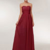 Chiffon A Line Sweetheart Floor Length Prom Formal Party Bridesmaid Dress