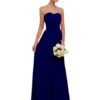 Chiffon A Line Sweetheart Floor Length Prom Formal Party Bridesmaid Dress - Image 2