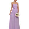 Chiffon A Line Sweetheart Floor Length Prom Formal Party Bridesmaid Dress - Image 5