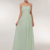 Chiffon A Line Sweetheart Floor Length Prom Formal Party Bridesmaid Dress - Image 6
