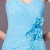 Chiffon Strapless Floor Length Pleated Sweetheart Wedding Party Bridesmaid Dresses - Image 8