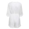Elegant Flare Sleeve Sexy V Neck Bow Tie Jumpsuit - Image 7