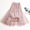 Elegant Holiday Midi Stiching Skirts
