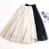 Elegant Holiday Midi Stiching Skirts - Image 7