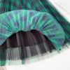 Elegant Plaid Pleated A Line Maxi Skirt - Image 6