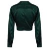 Fashion Casual Solid Long Sleeve Silk Office Work Lapel Shirt - Image 12