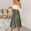 High Waist Chiffon Long Skirt - Image 5