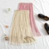 High Waist Pleated Sequined Fashion Skirt - Image 13