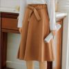Knee Length Casual Skirt With Pocket - Image 6