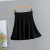 Knit Above Knee Mini Skirt - Image 7