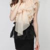 Layered Ruffles Stand Collar Retro Sleeveless Organza Tops