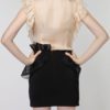 Layered Ruffles Stand Collar Retro Sleeveless Organza Tops - Image 3