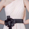 Long Chiffon One Shoulder Bows Floor Length Wedding Party Bridesmaid Dresses - Image 7