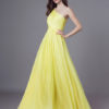 Long Chiffon Side Draping Wedding Party Prom With Detachable Ribbon Bridesmaid Dresses - Image 4