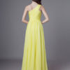 Long Chiffon Side Draping Wedding Party Prom With Detachable Ribbon Bridesmaid Dresses - Image 6
