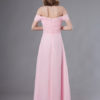 Long Off The Shoulder Chiffon Maxi Wedding Party Bridesmaid Dresses - Image 6