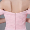 Long Off The Shoulder Chiffon Maxi Wedding Party Bridesmaid Dresses - Image 8