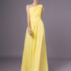 One Shoulder Chiffon Floor Length Wedding Party Bridesmaid Dresses