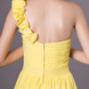 One Shoulder Chiffon Floor Length Wedding Party Bridesmaid Dresses - Image 8