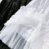 Pleated Mesh Stiching Casual Skirt - Image 4