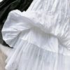 Pleated Mesh Stiching Casual Skirt - Image 5