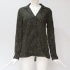 Plus Size Lapel Long Sleeve Sexy Leopard Print Elegant Chiffon Blouse - Image 12