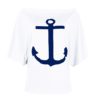 Plus Size Off Shoulder Batwing Sleeve Sexy Slash Neck Loose Blouse - Image 9