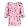Plus Size Printed Casual V-Neck Chiffon Blouse - Image 10