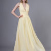 Prom Long Halter V Neck Backless Chiffon Floor Length Wedding Party Bridesmaid Dress