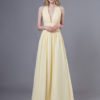 Prom Long Halter V Neck Backless Chiffon Floor Length Wedding Party Bridesmaid Dress - Image 3