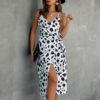Sexy Elegant Sleeveless Spaghetti Strap Backless Party Dress - Image 2