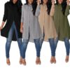 Sexy Loose Irregular Leisure  Chiffon Shirts