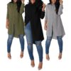 Sexy Loose Irregular Leisure  Chiffon Shirts - Image 2
