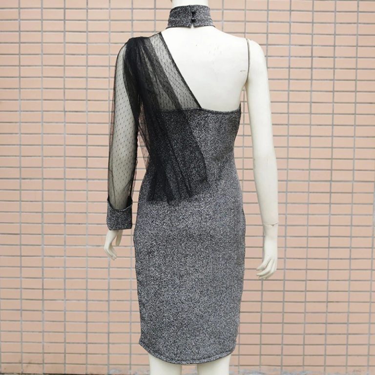 Sexy Pleated Slim Bodycon Mini Short Dresses - Image 6