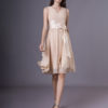 Short Chiffon Bow Sash Wedding Party Bridesmaid Dresses