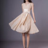 Short Chiffon Bow Sash Wedding Party Bridesmaid Dresses - Image 2