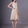 Short Chiffon Bow Sash Wedding Party Bridesmaid Dresses - Image 4