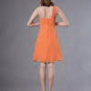 Short One Shoulder Chiffon Mini Wedding Party Bridesmaid Dresses - Image 6
