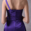 Short One Shoulder Pleated Beaded Bridesmaid Dresses - Image 7