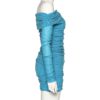 Slim Draped Elegant Slash Neck Bodycon Club Party Dress - Image 6
