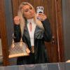 Solid Long Sleeve Stand Collar Casual Street Wear Blouse - Image 6