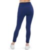Solid Side Pocket Wide Belt Skinny Elastic Workout Leggings - Image 12