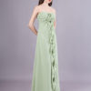 Strapless Sweetheart Cascading Ruffles Long Wedding Party Bridesmaid Dresses - Image 4