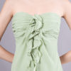 Strapless Sweetheart Cascading Ruffles Long Wedding Party Bridesmaid Dresses - Image 9