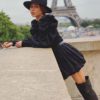 O-Neck Fashion Rivet Long Sleeve Slim Fit Blouse - Image 11