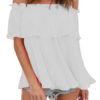 Bardot Top Off The Shoulder Ruffles Tops - Image 2
